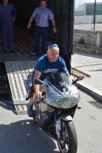 1-Récupération des motos à Porto